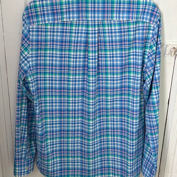 Vineyard Vines Performance Classic Fit Tucker Shirt Mens Sm Button Down Plaid - Picture 2 of 5